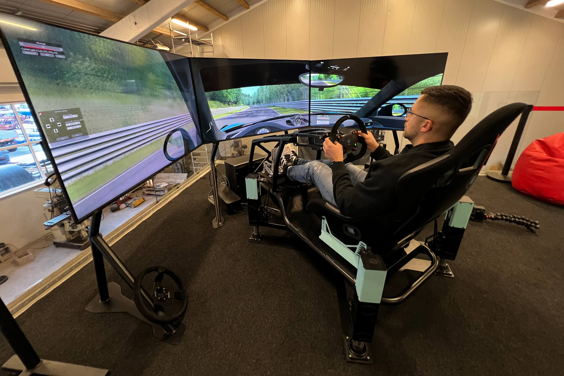 misha charoudin novus racing simulator