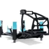 Novus X Motion System professional 3DOF motion platform with X Cage chassis and 120mm stroke actuators